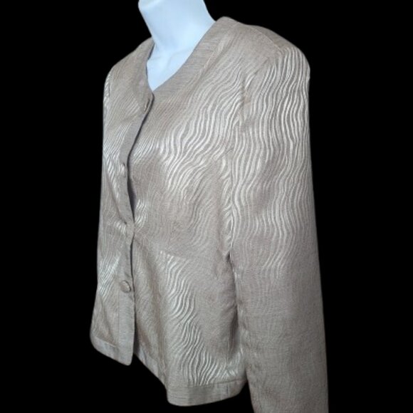 Rose Gold Skirt Suit Skirt Set Size 10 - Picture 3 of 10